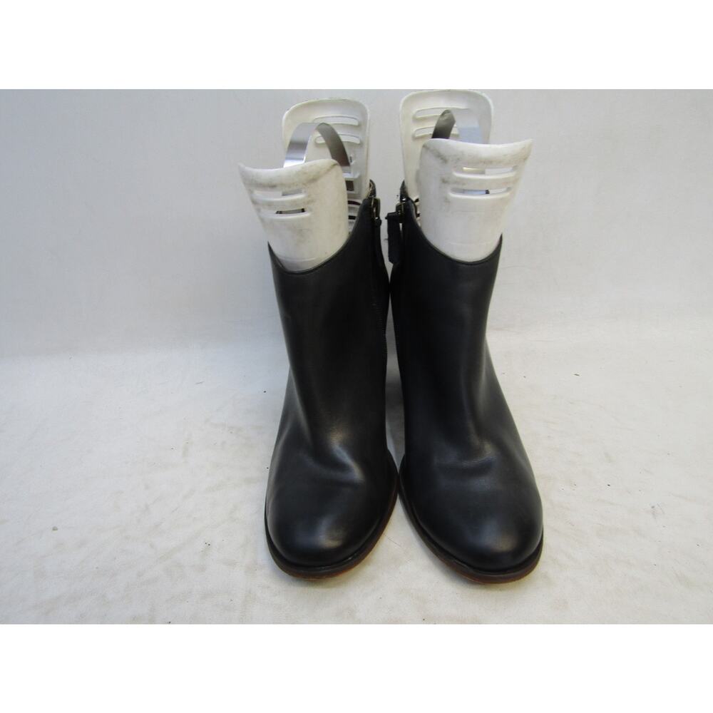 BP Womens Size 10 M Black Leather Zip Ankle Fashion Boots Bootie - Picture 5 of 11